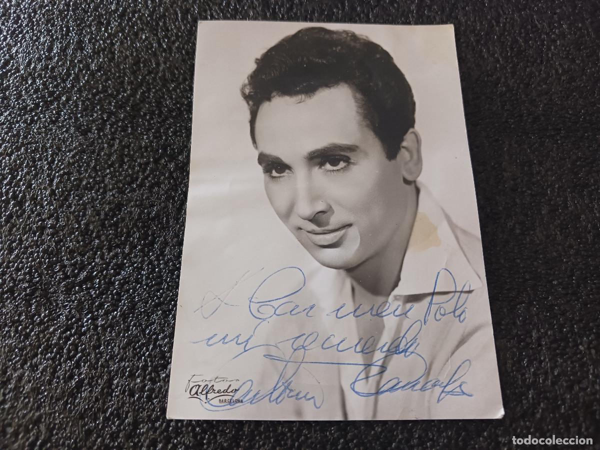 Cin&eacute;ma: foto con dedicatoria con autografo, desconozco, foto alfredo