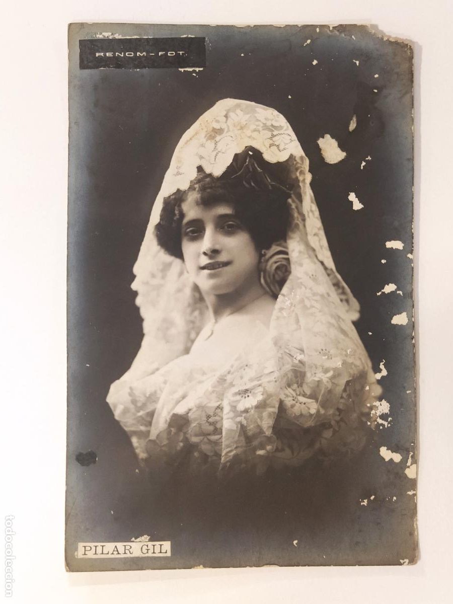 Cin&eacute;ma: PILAR GIL - RENOM FOT - FOTOGRAFICA - POSTAL ANTIGUA -(113.201)