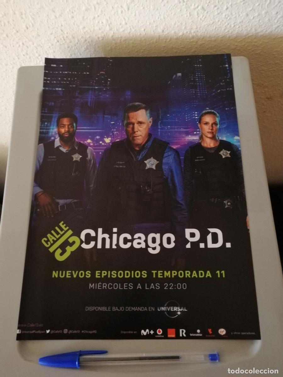 Cinema: LAMINA ACARTONADA -A4- CHICAGO P D - SERIE TV - SUSPENSE THRILLER