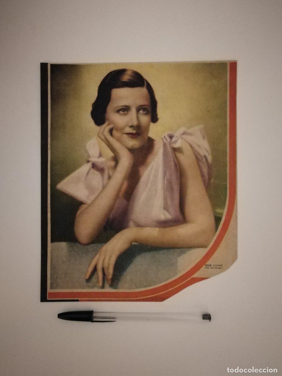 Cinema: ANTIGUO ANUNCIO ENCARTONADO - IRENE DUNNE - PUBLICIDAD