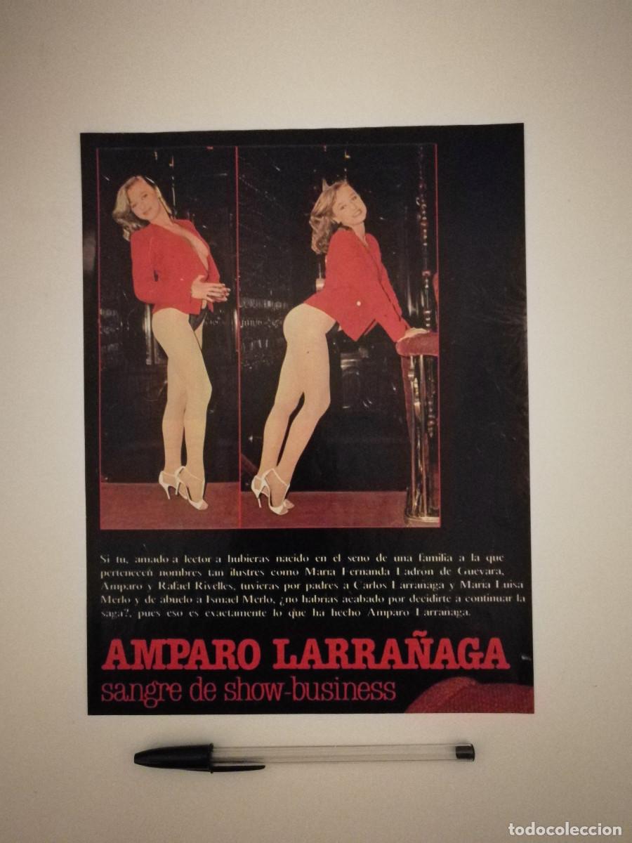 Kino: ANTIGUO ANUNCIO ENCARTONADO -A4- AMPARO LARRA&Ntilde;AGA
