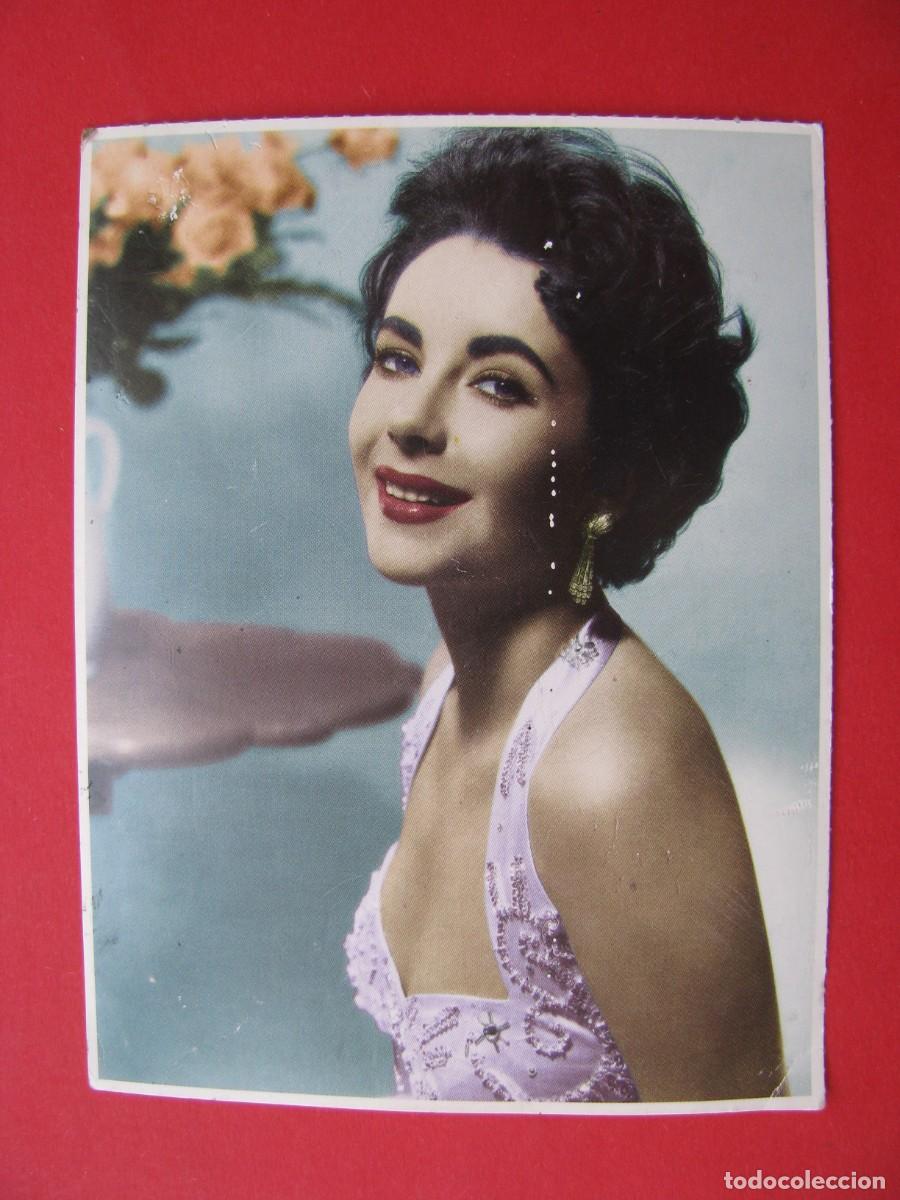 Kino: POSTAL DE LIZ TAYLOR. FOTO ARCHIVO FOTOGRAMAS. FELIZ 1999. 15X11,5 CM.