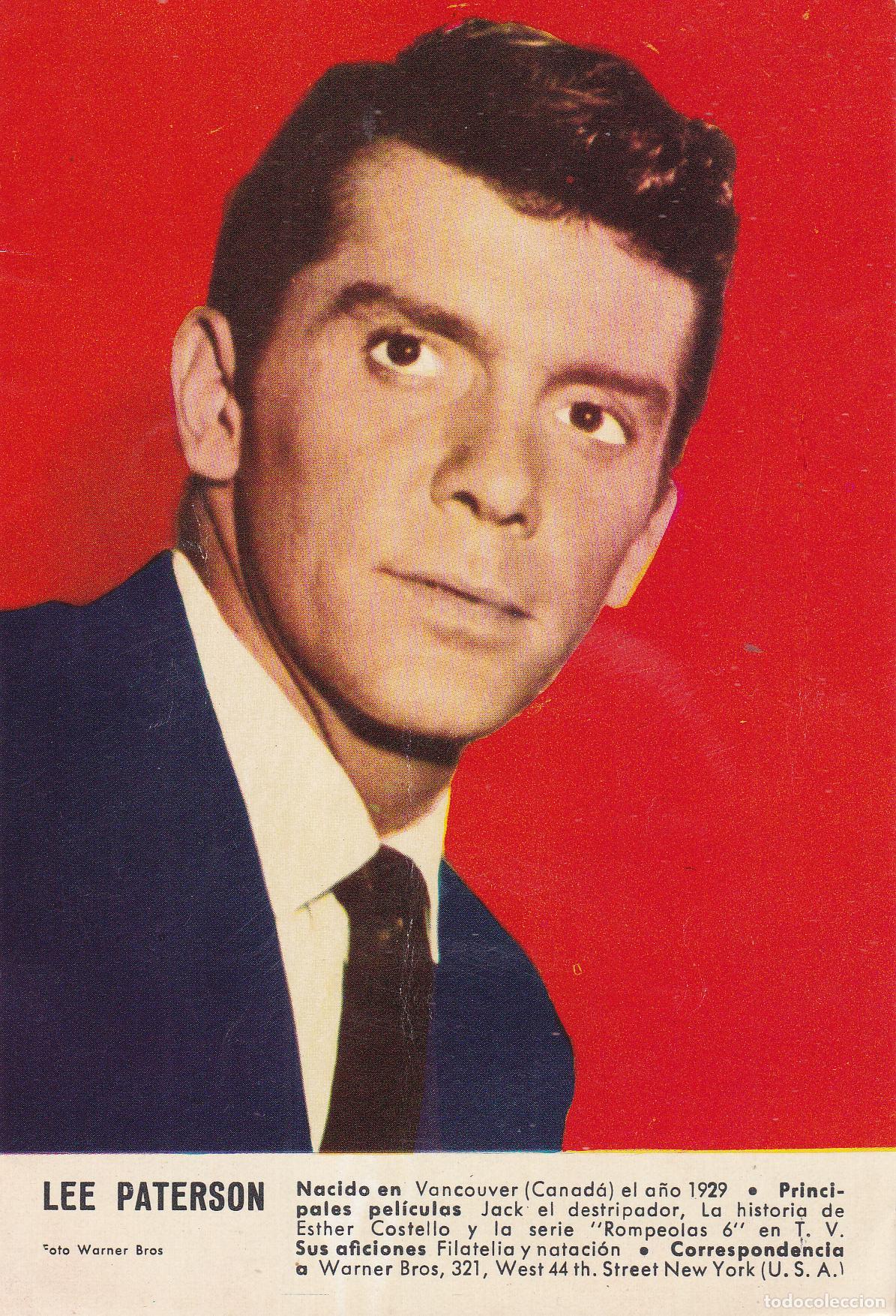 Kino: FOTO DEL ACTOR LEE PATERSON - WARNER BROS