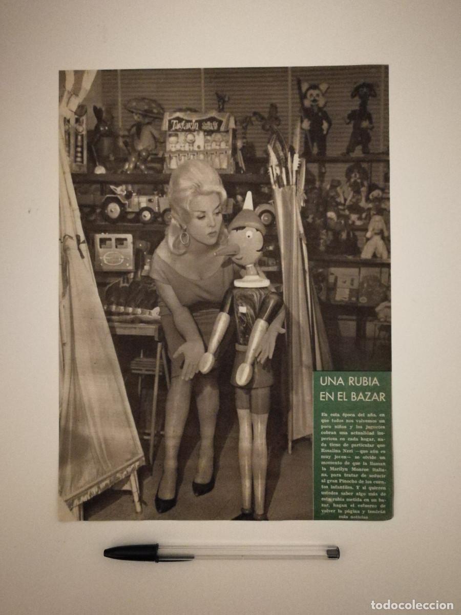 Cine: ANTIGUA FICHA COLECCIONABLE -A4- Rosalina Neri - PINOCHO