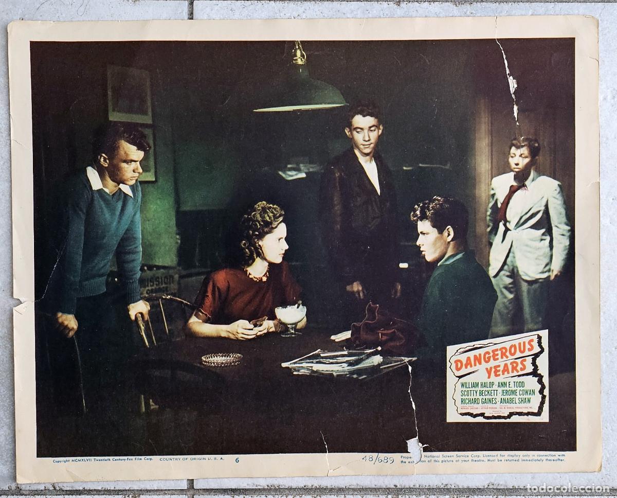 Cine: FOTOCROMO MARILYN MONROE FILM DANGEROUS YEARS ORIGINAL 1948 LOBBY CARD