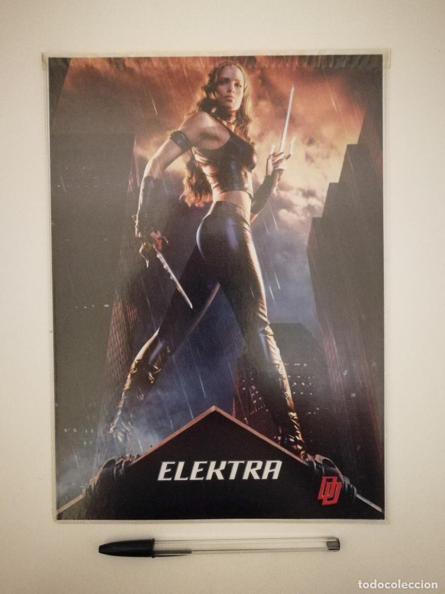 Cine: LAMINA PLASTIFICADA -A4- ELEKTRA DAREDEVIL - MARVEL - JENNIFER GARNER