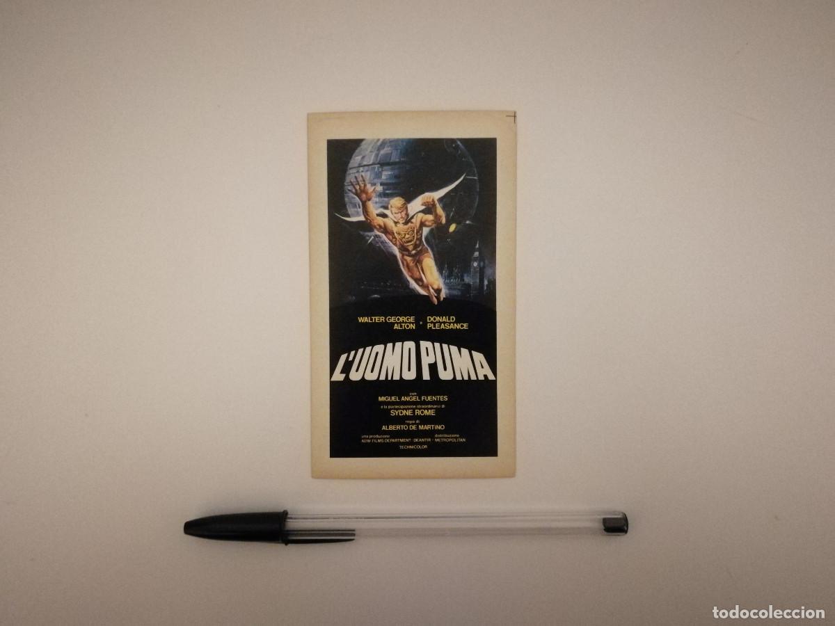 Cine: PEGATINA ORIGINAL ITALIANA - EL HOMBRE PUMA - SUPERHEROES - DONALD PLEASENCE - CINE - SYDNE ROME