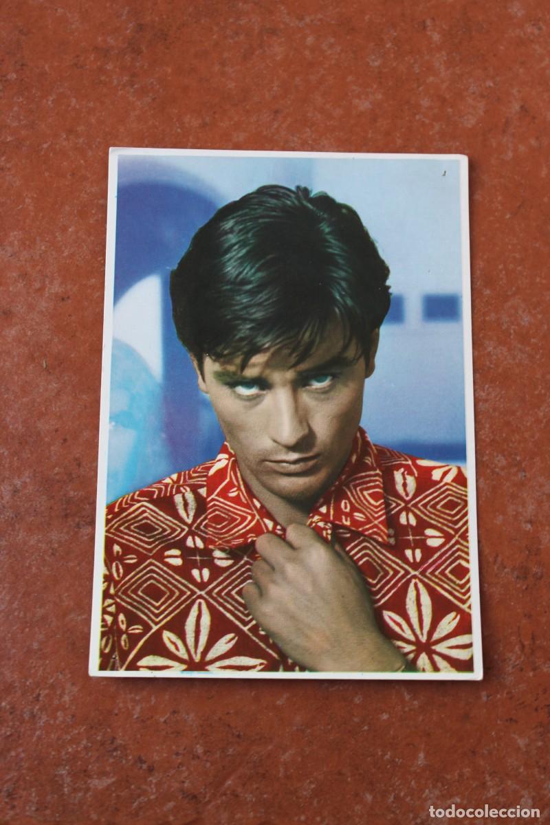 Cine: POSTAL ACTOR/ACTRIZ CINE A&Ntilde;OS 50-60 ; ALAIN DELON ; ARCHIVO BERMEJO
