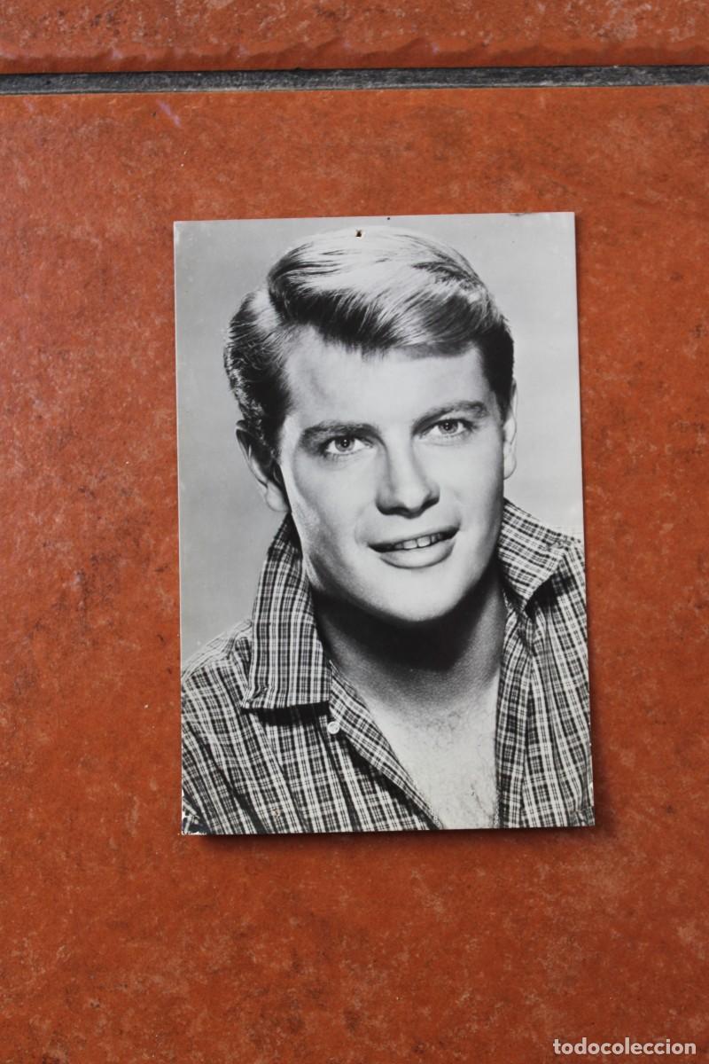 Cine: POSTAL ACTOR/ACTRIZ CINE A&Ntilde;OS 50-60 ; TROY DONAHUE ; ARCHIVO BERMEJO