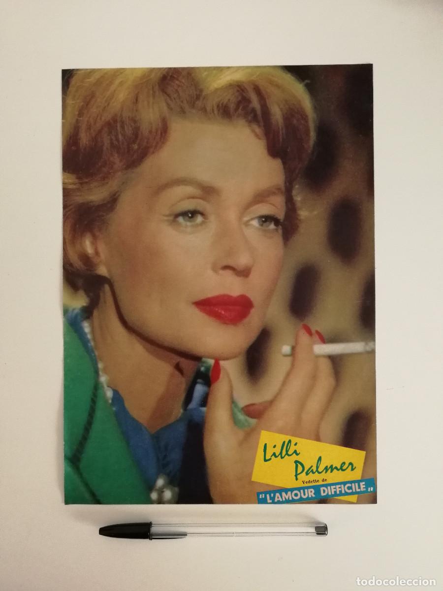 Kino: ANTIGUO ANUNCIO ENCARTONADO -A4- LILLI PALMER