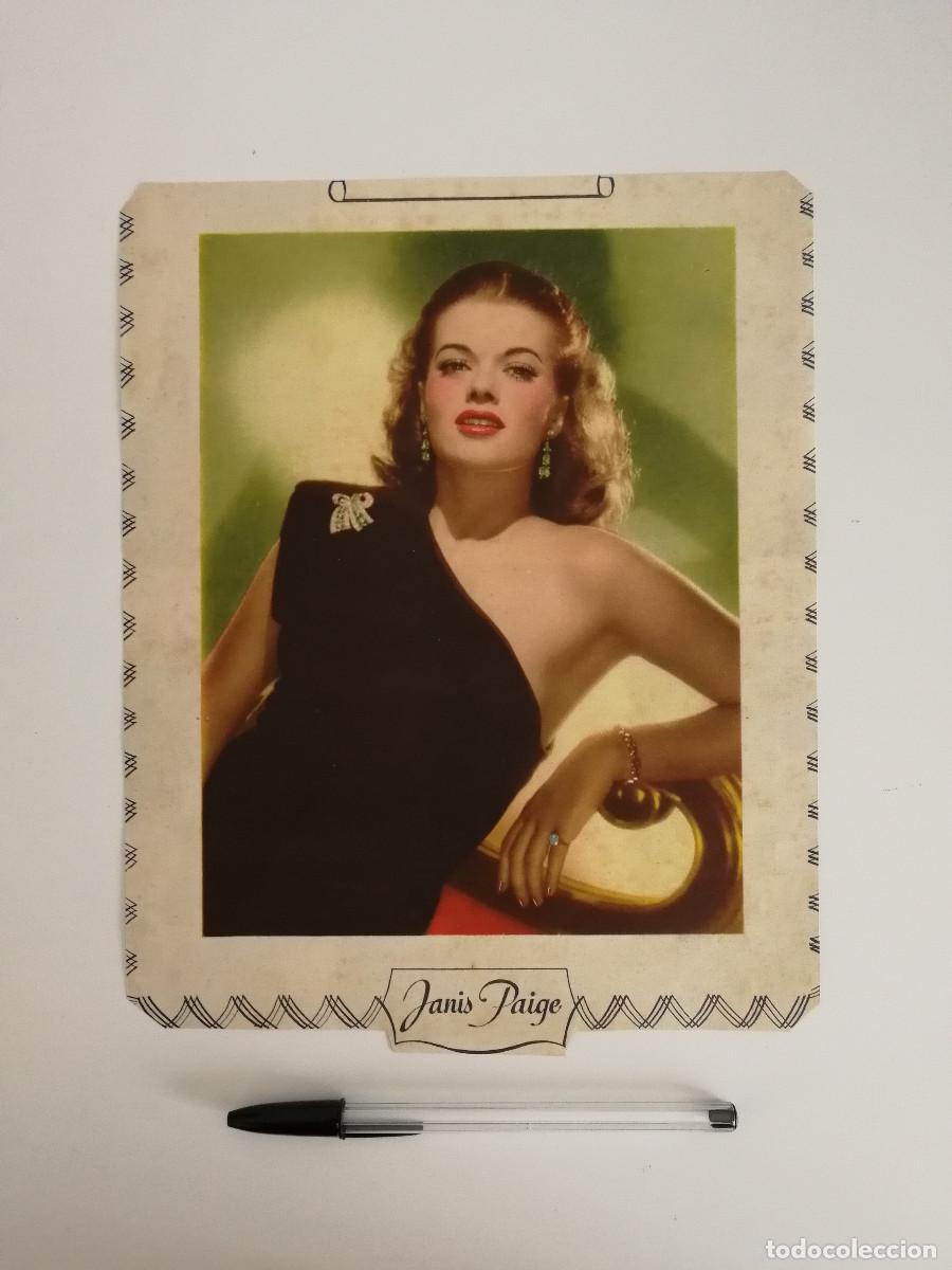 Kino: ANTIGUO ANUNCIO ENCARTONADO - JANIS PAIGE