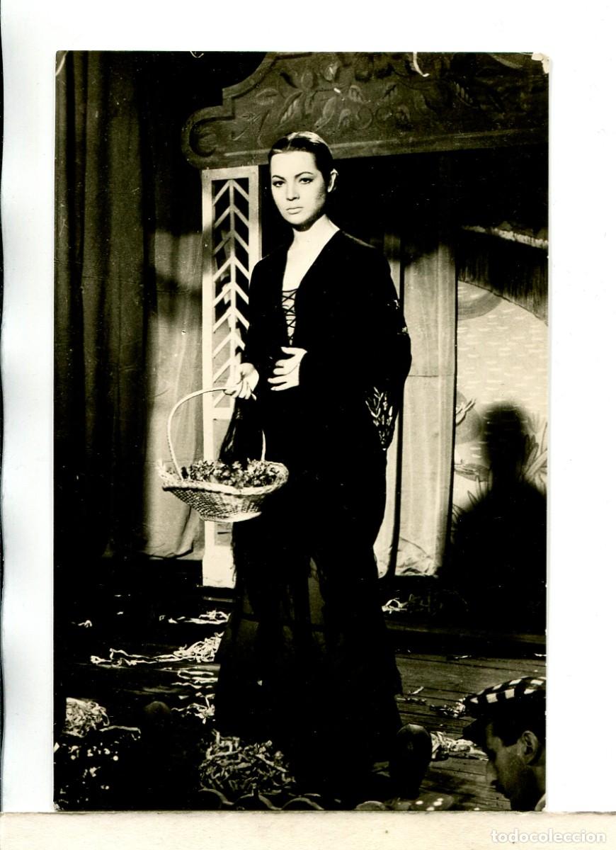 Cine: SARA MONTIEL. LA VIOLETERA. POSTAL ESCRITA.