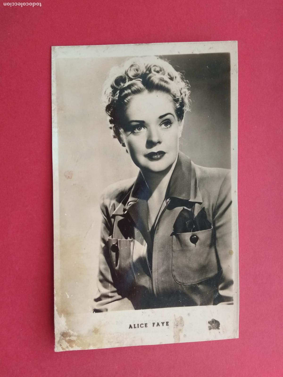 Cinema: TARJETA POSTAL DE CINE PELICULA ACTOR / ACTRIZ , ALICE FAYE