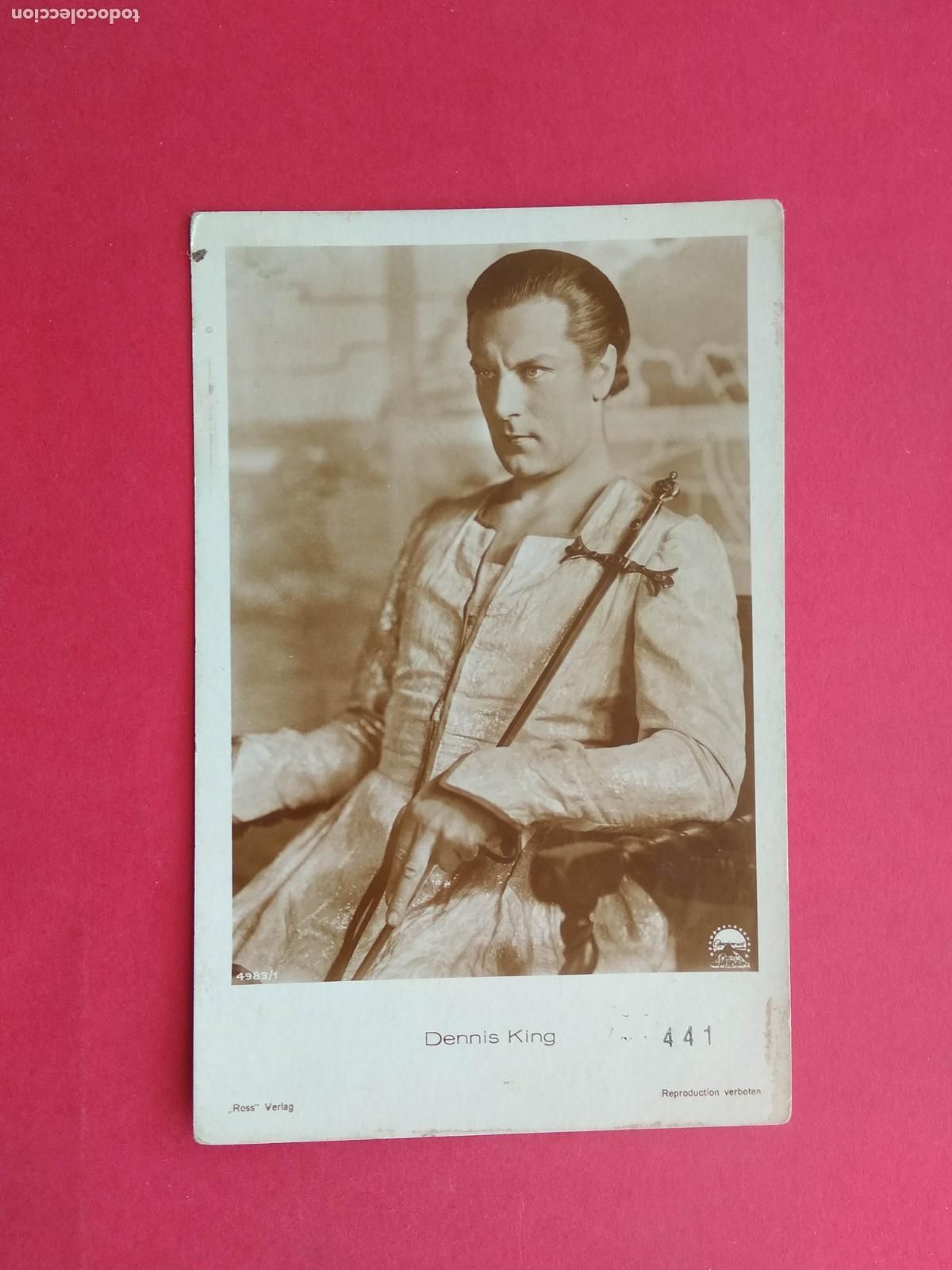 Cinema: TARJETA POSTAL DE CINE PELICULA ACTOR / ACTRIZ , DENNIS KING