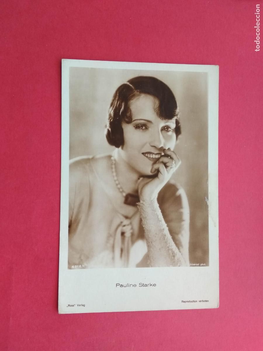 Cin&eacute;ma: TARJETA POSTAL DE CINE PELICULA ACTOR / ACTRIZ , PAULINE STARKE