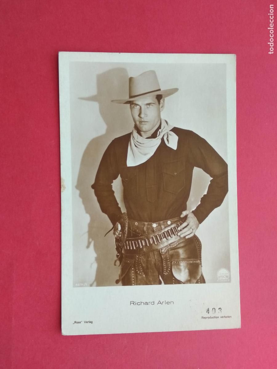 Cin&eacute;ma: TARJETA POSTAL DE CINE PELICULA ACTOR / ACTRIZ , RICHARD ARLEN