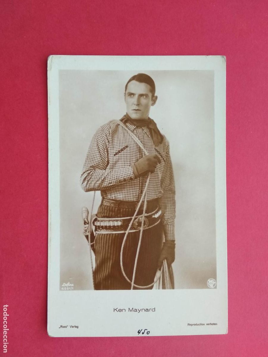 Cin&eacute;ma: TARJETA POSTAL DE CINE PELICULA ACTOR / ACTRIZ , KEN MAYNARD