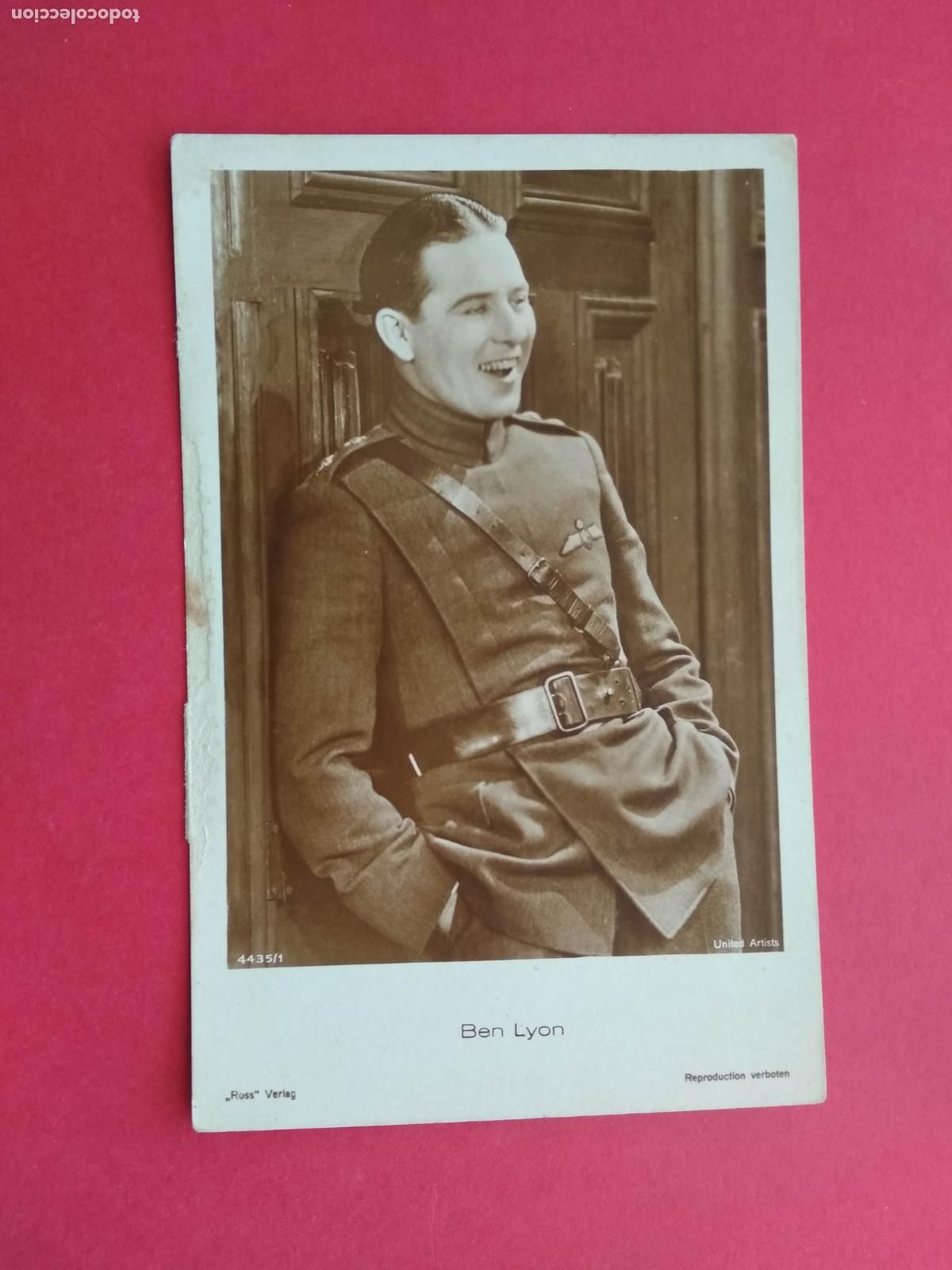 Cin&eacute;ma: TARJETA POSTAL DE CINE PELICULA ACTOR / ACTRIZ , BEN LYON