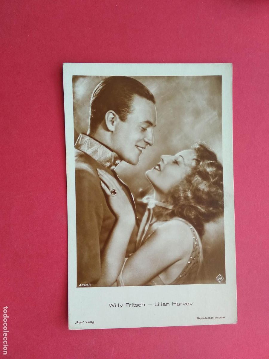 Cin&eacute;ma: TARJETA POSTAL DE CINE PELICULA ACTOR / ACTRIZ , WILLY FRITSCH - LILIAN HARVEY