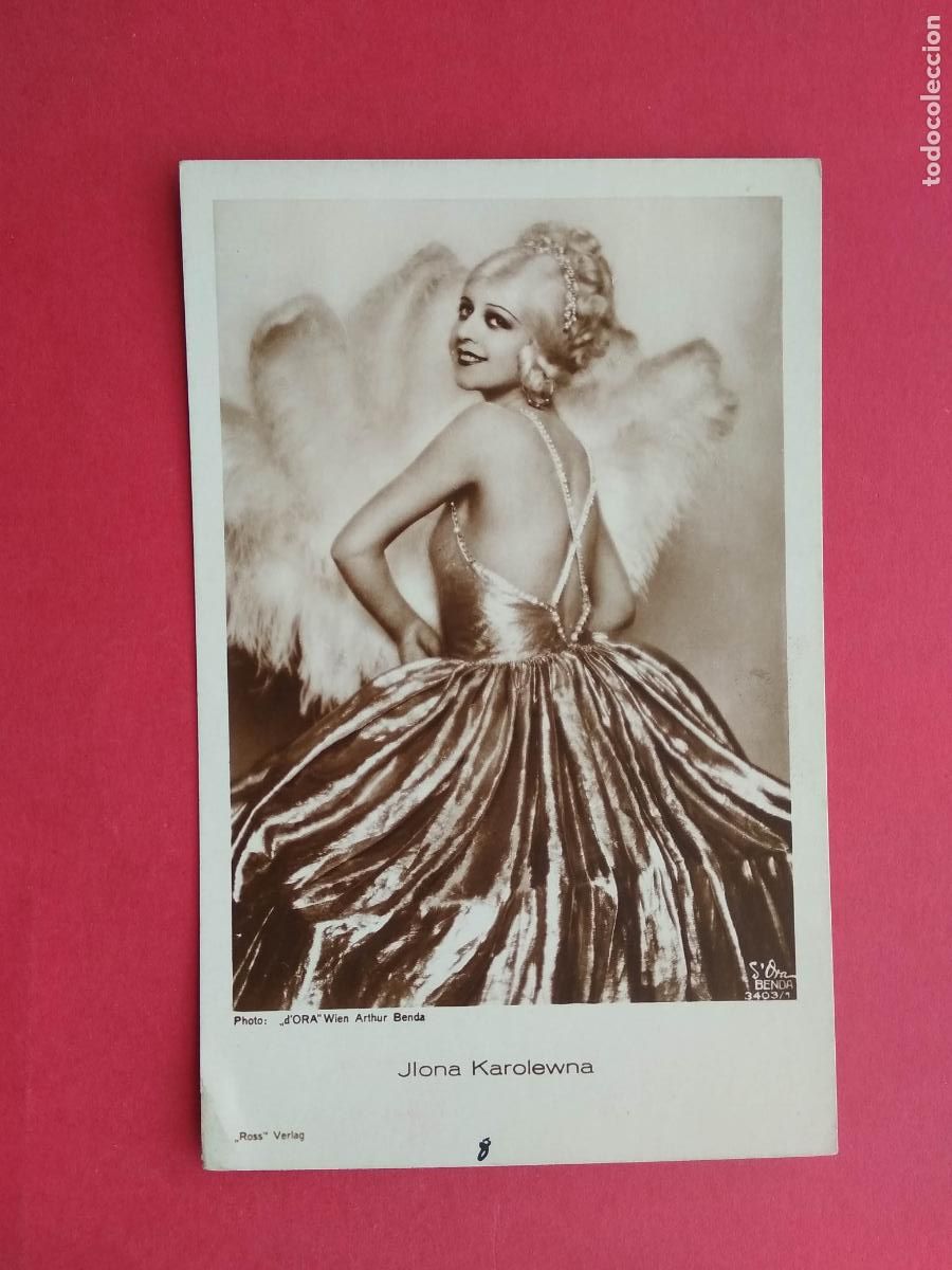 Cin&eacute;ma: TARJETA POSTAL DE CINE PELICULA ACTOR / ACTRIZ , JLONA KAROLEWNA