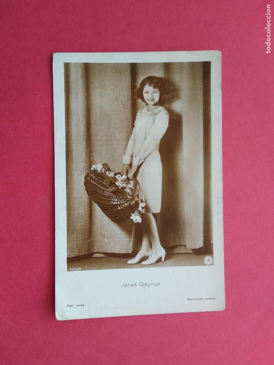 Cinema: TARJETA POSTAL DE CINE PELICULA ACTOR / ACTRIZ , JANET GAYNOR
