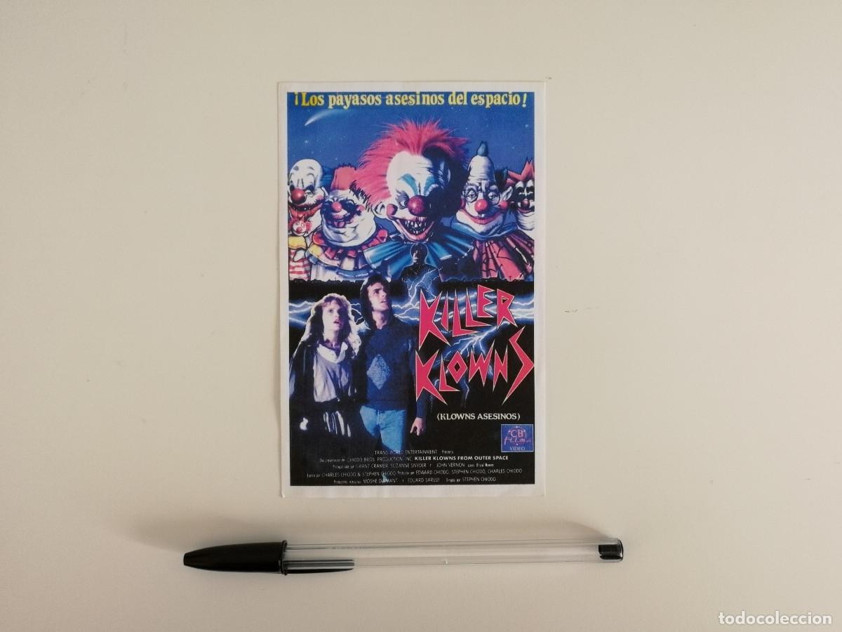 Cine: IMPRESO PAPEL -9*13- KILLER KLOWNS Los -Payasos Asesinos del espacio exterior - TERROR