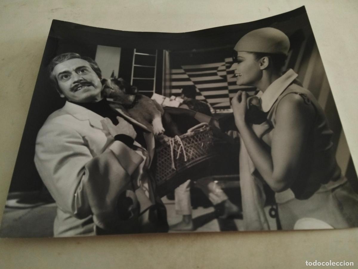 Cine: FOTOGRAFIA PELICULA PECADOS CONYUGALES CON CON ANALIA GADE Y JOSE LOPEZ VAZQUEZ, MEDIDAS 25X20,5 CM