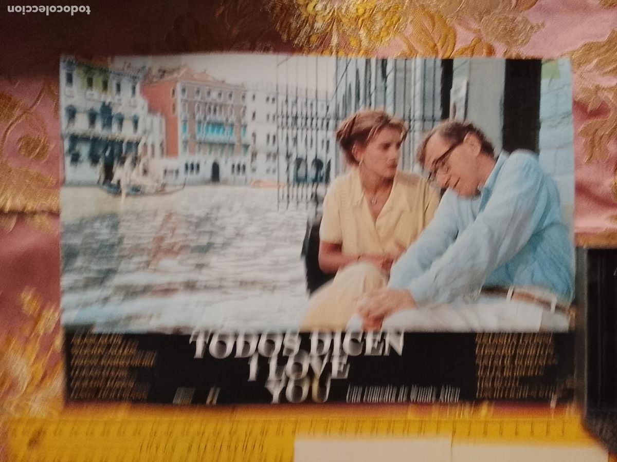 Kino: CARTEL AFICHE FOTOCROMO ORIGINAL - todos dicen i love you