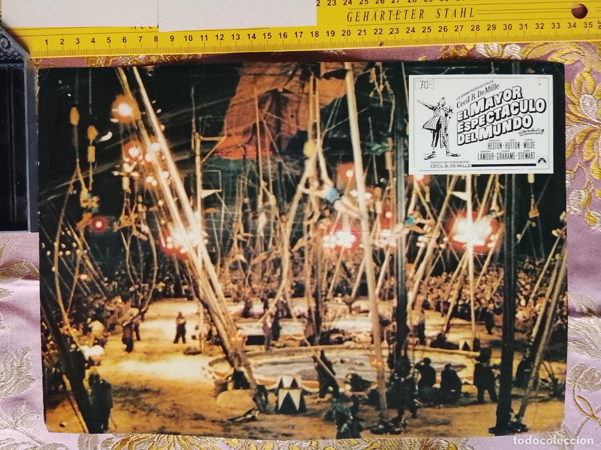 Cin&eacute;ma: CARTEL AFICHE FOTOCROMO ORIGINAL - el mayor espect&aacute;culo del mundo