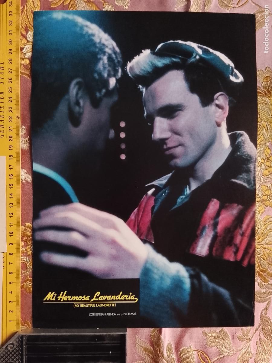 Kino: CARTEL AFICHE FOTOCROMO ORIGINAL - mi hermosa lavander&iacute;a cine gay