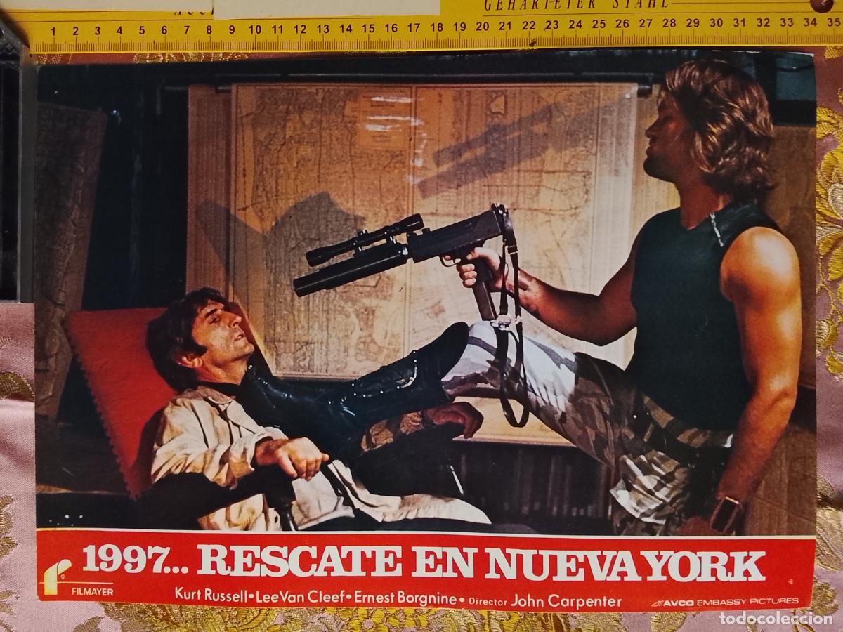 Cin&eacute;ma: CARTEL AFICHE FOTOCROMO ORIGINAL - 1997 rescate en Nueva York