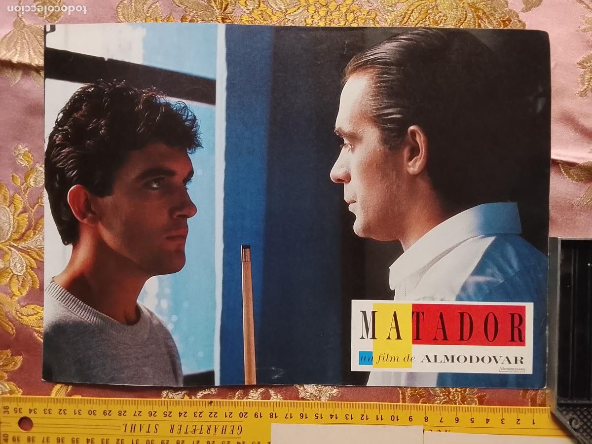 Cin&eacute;ma: CARTEL AFICHE FOTOCROMO ORIGINAL - matador Almod&oacute;var Antonio banderas