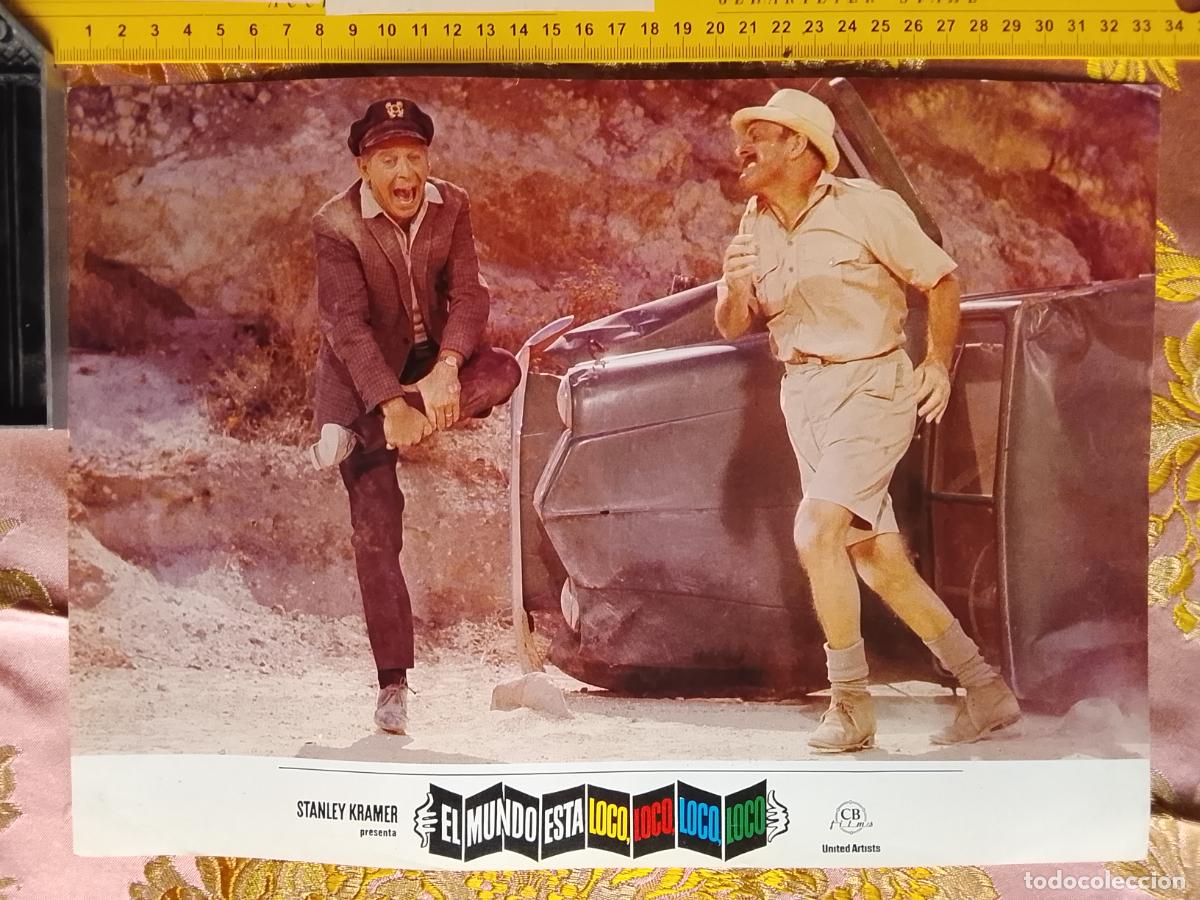 Cin&eacute;ma: CARTEL AFICHE FOTOCROMO ORIGINAL - el mundo est&aacute; loco loco loco loco