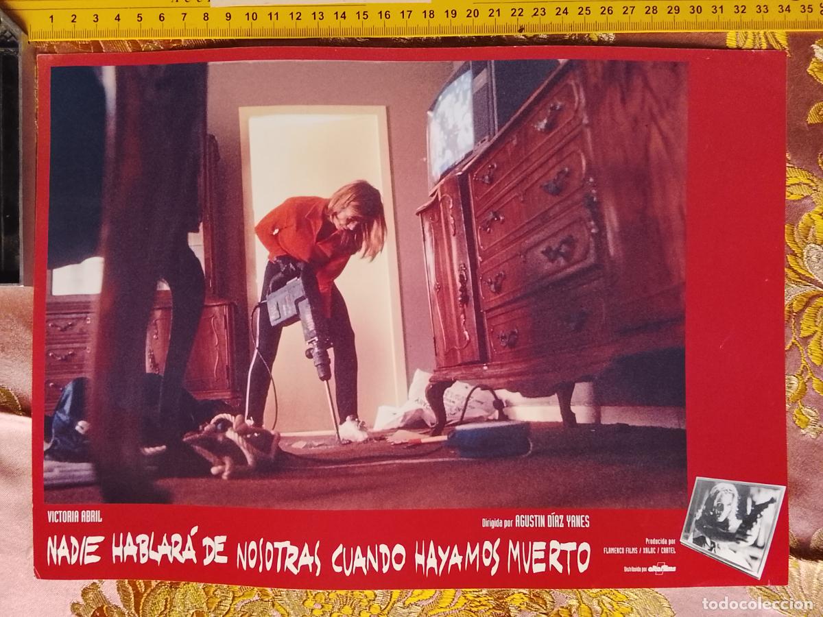 Cin&eacute;ma: CARTEL AFICHE FOTOCROMO ORIGINAL - nadie hablar&aacute; de nosotras cuando hayamos muerto