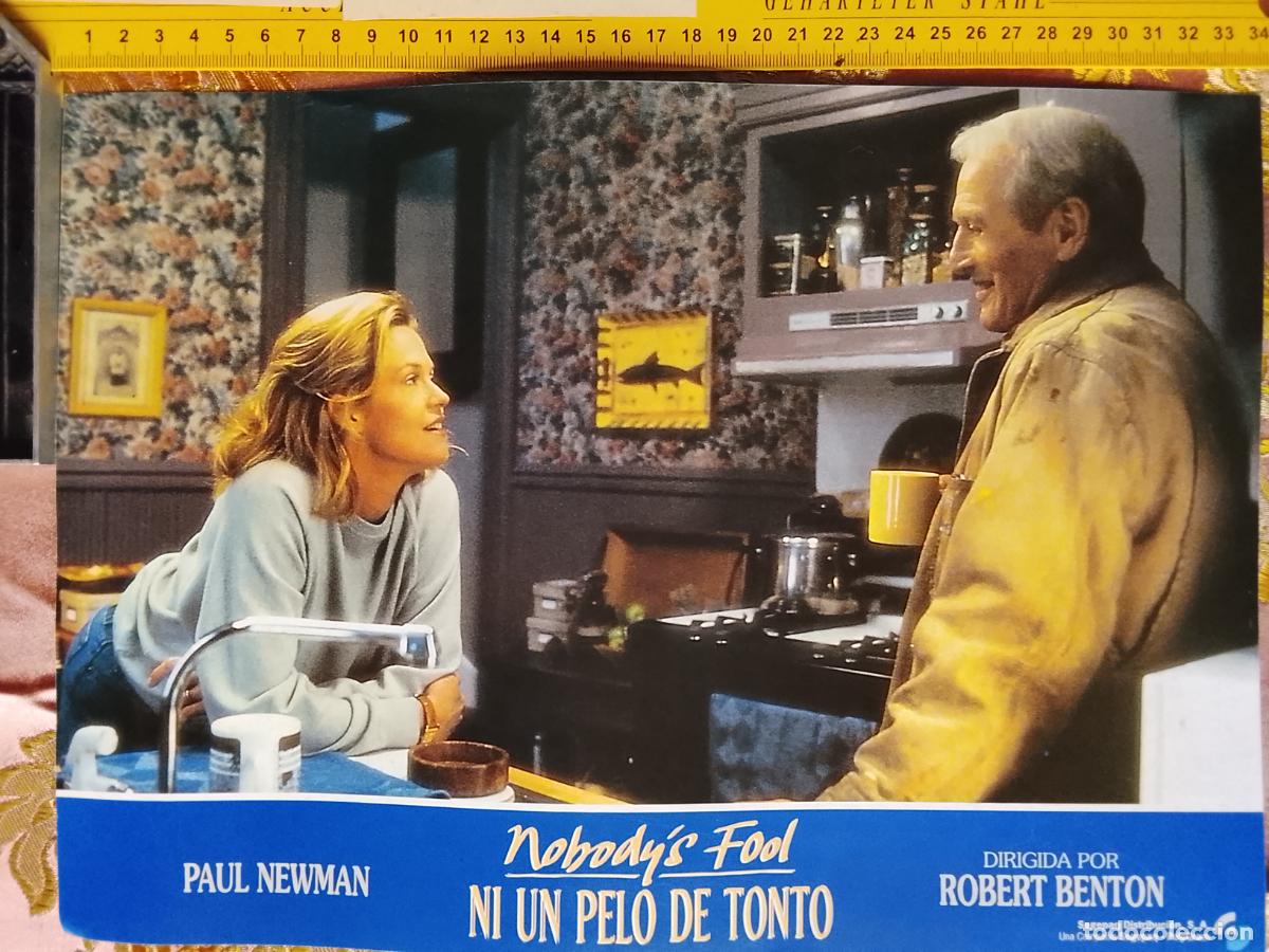 Cinema: CARTEL AFICHE FOTOCROMO ORIGINAL - Paul newmann Robert benton ni un pelo de tonto