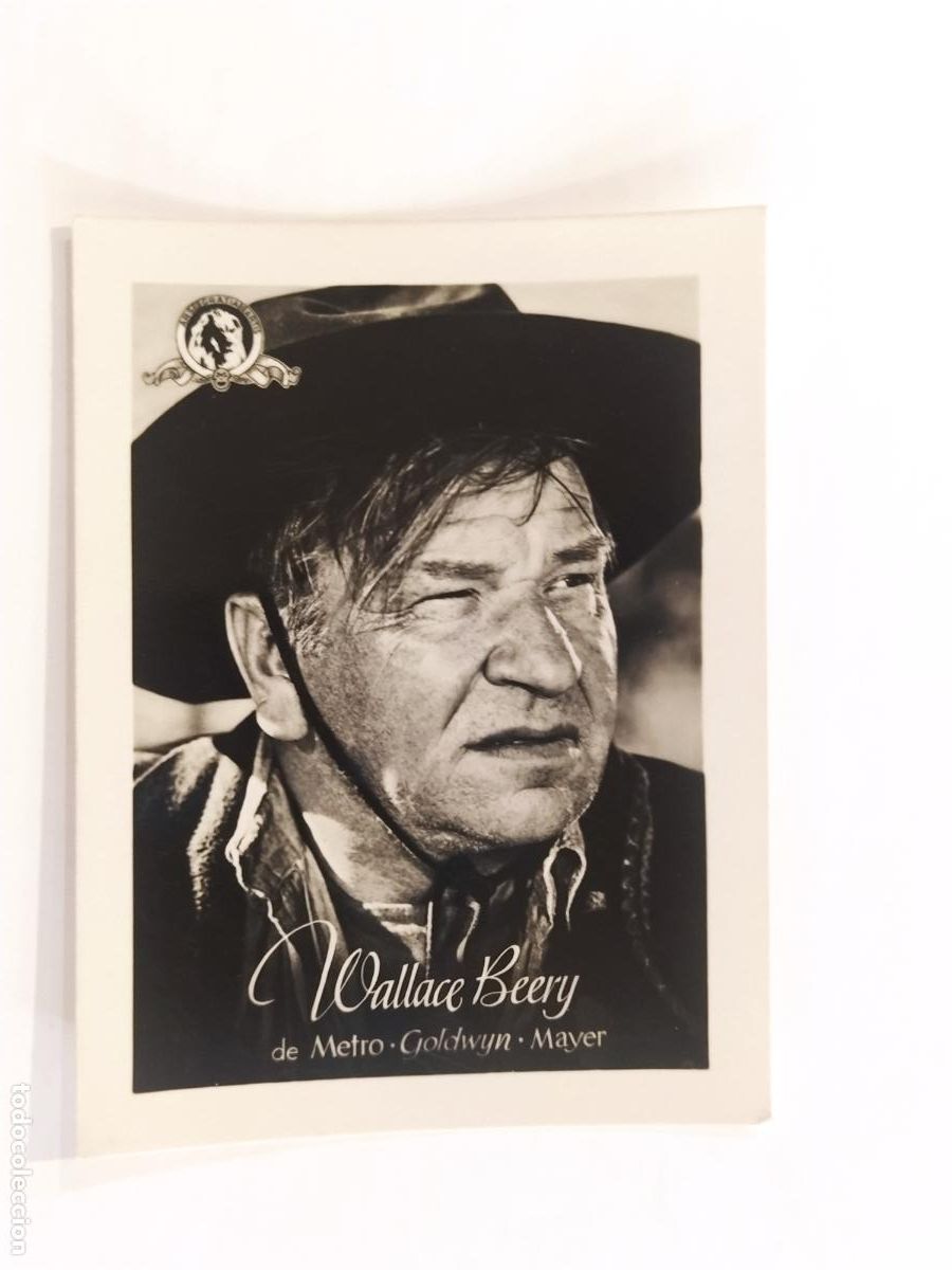 Cinema: CINE - WALLACE BEERY - METRO GOLDWYIN MAYER - PUBLICIDAD INFONAL -VER REVERSO-(K-14.414)