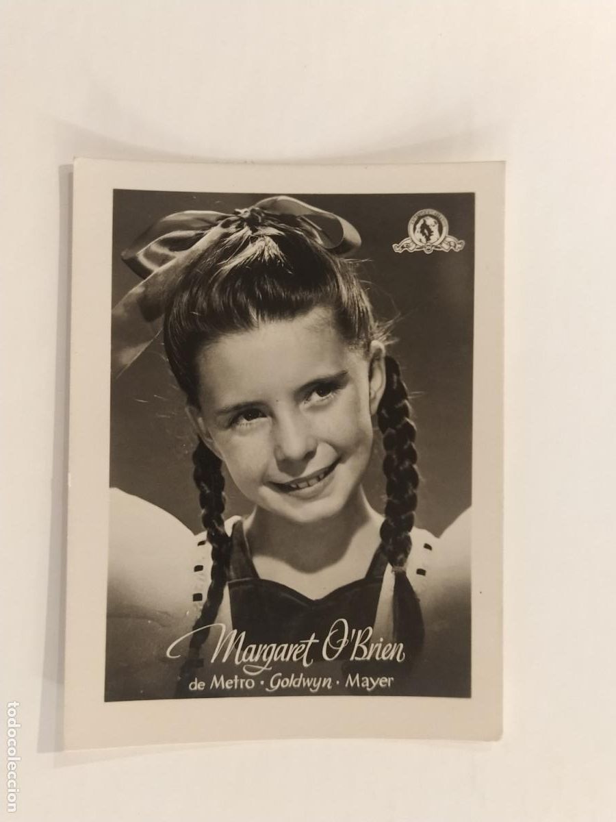 Cin&eacute;ma: CINE - MARGARET O'BRIEN - METRO GOLDWYIN MAYER - PUBLICIDAD INFONAL -VER REVERSO-(K-14.414)