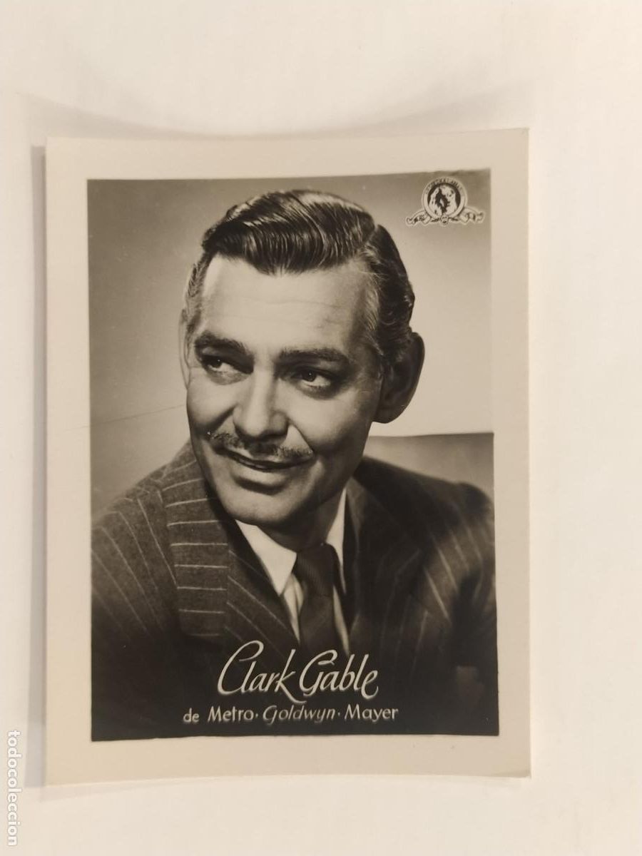 Cin&eacute;ma: CINE - CLARK GABLE - METRO GOLDWYIN MAYER - PUBLICIDAD INFONAL -VER REVERSO-(K-14.414)