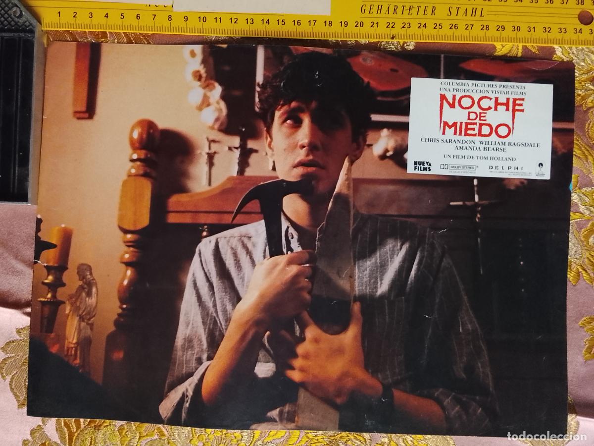Cin&eacute;ma: CARTEL AFICHE FOTOCROMO ORIGINAL - noche de miedo