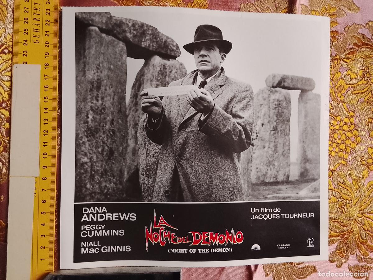 Cin&eacute;ma: CARTEL AFICHE FOTOCROMO ORIGINAL - la noche del demonio
