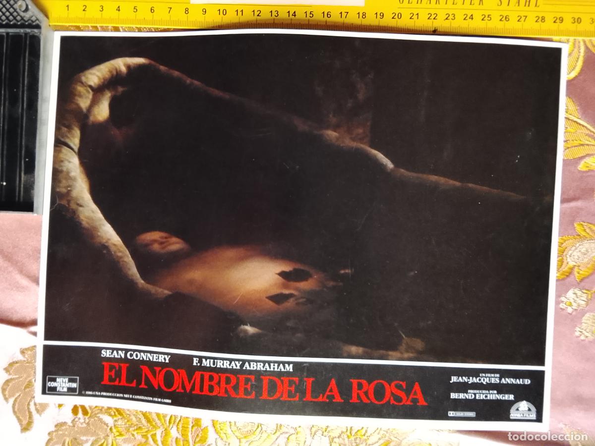 Cin&eacute;ma: CARTEL AFICHE FOTOCROMO ORIGINAL - sean connery el nombre de la rosa