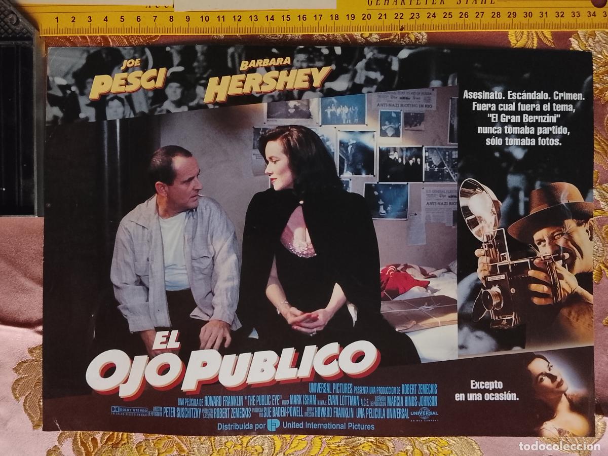Cin&eacute;ma: CARTEL AFICHE FOTOCROMO ORIGINAL - el ojo p&uacute;blico