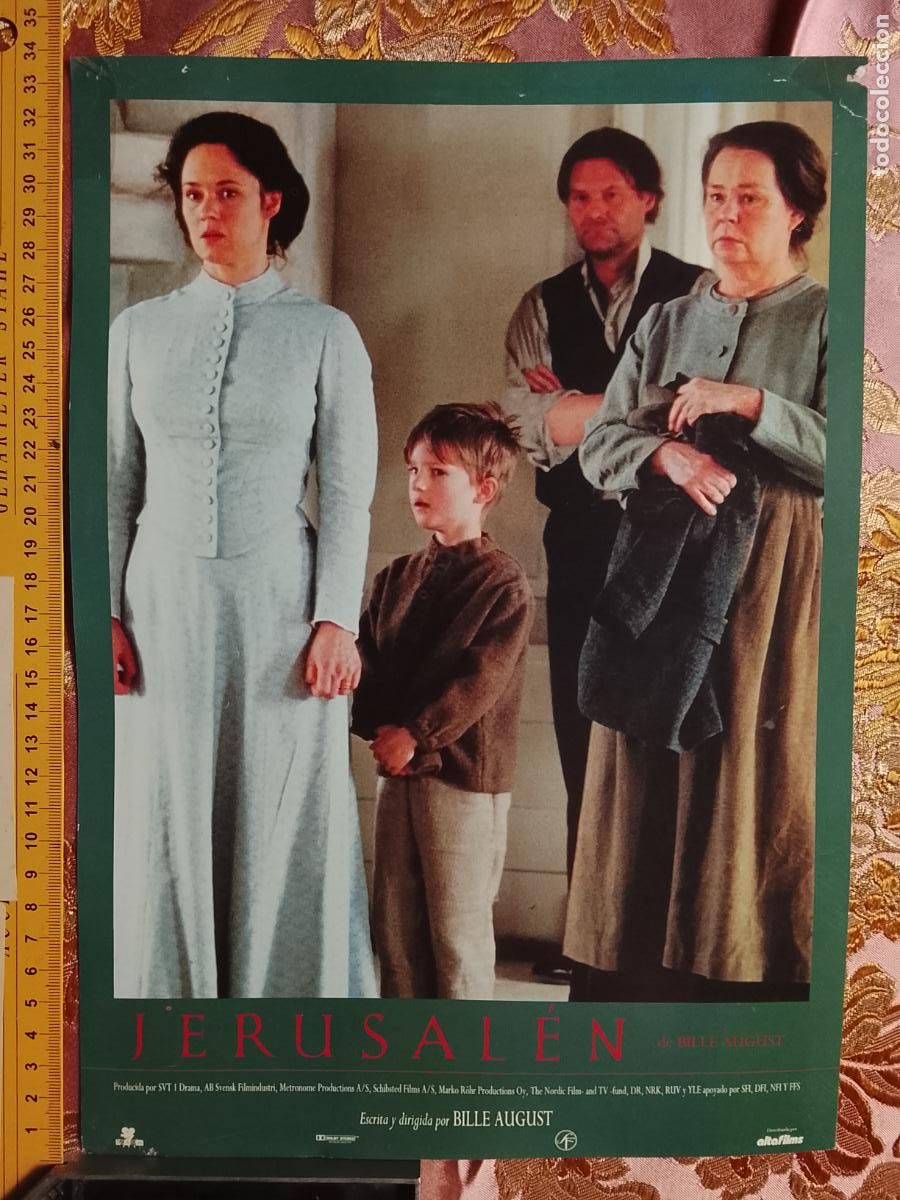 Cin&eacute;ma: CARTEL AFICHE FOTOCROMO ORIGINAL - JERUSALEN