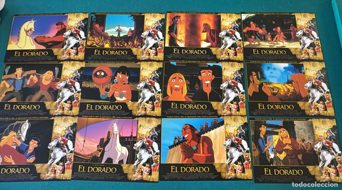 Cine: LA RUTA HACIA EL DORADO DREAMWORKS ANIMACION SET COMPLETO 12 FOTOCROMOS ORIGINAL ESTRENO