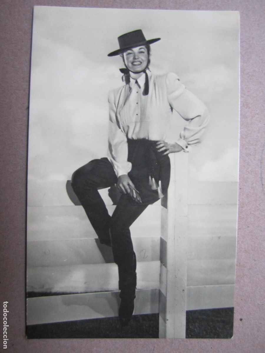 Cin&eacute;ma: esther williams postal original b/n - fiesta brava
