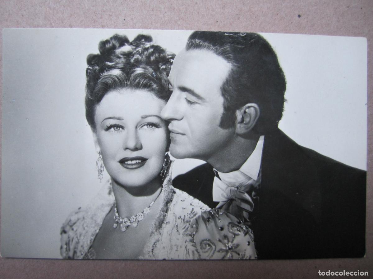 Kino: ginger rogers david niven postal original b/n - la primera dama