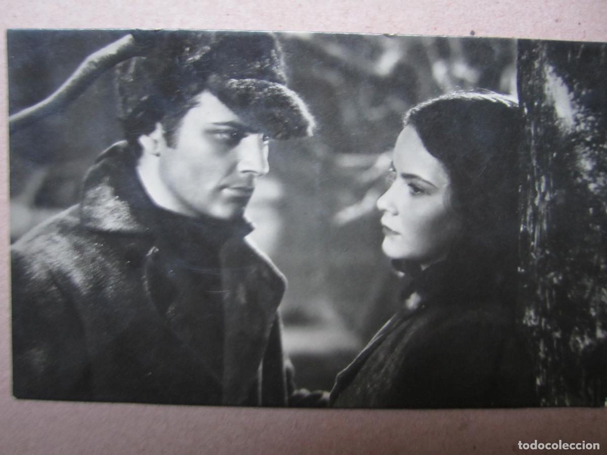 Kino: alida valli rossano brazzi postal original b/n - los que vivimos