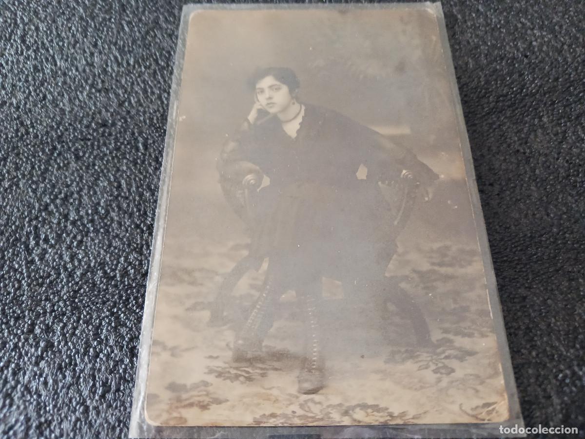 Cine: Antigua fotografia de se&ntilde;orita shaffer, soprano, fotografo J.E. Puig, de Barcelona.