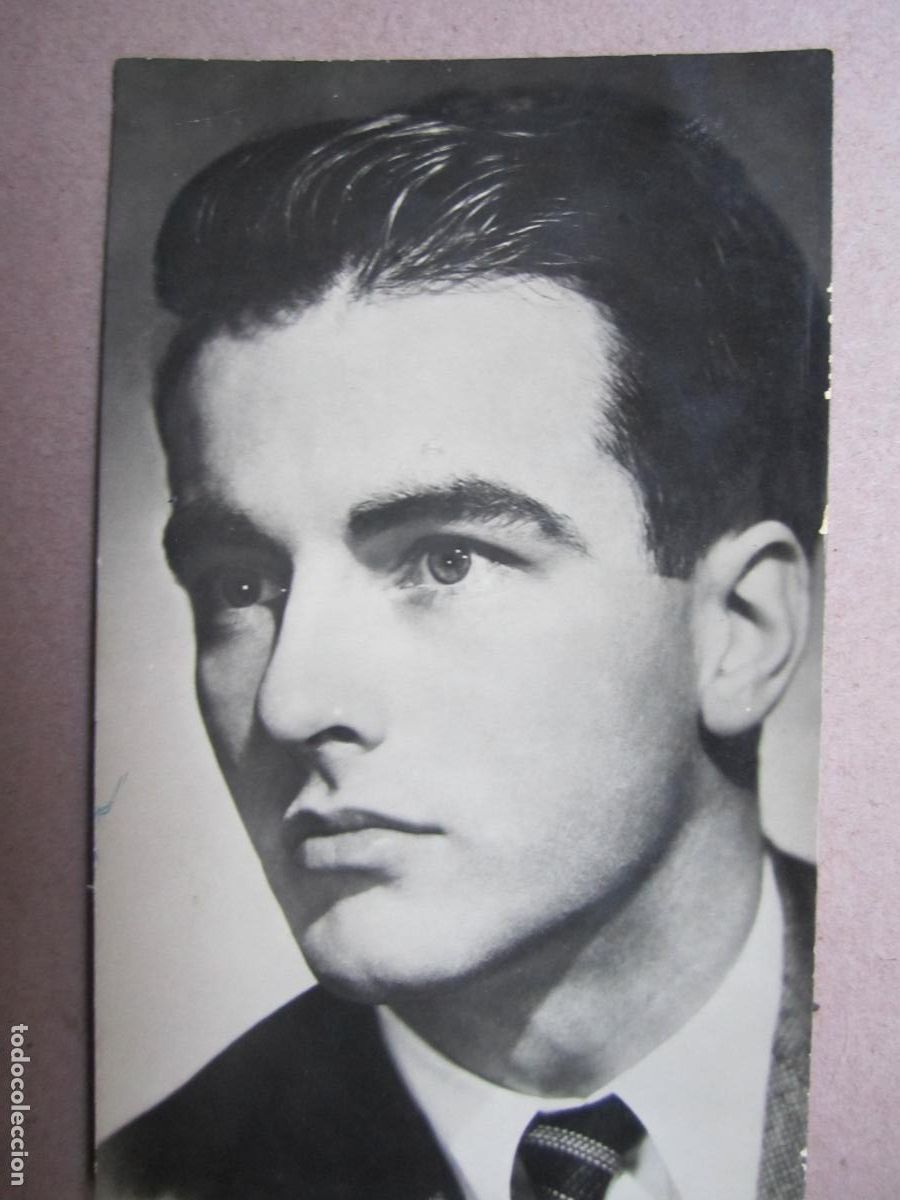 Cine: montgomery clift postal original b/n - cinema actor - los angeles perdidos