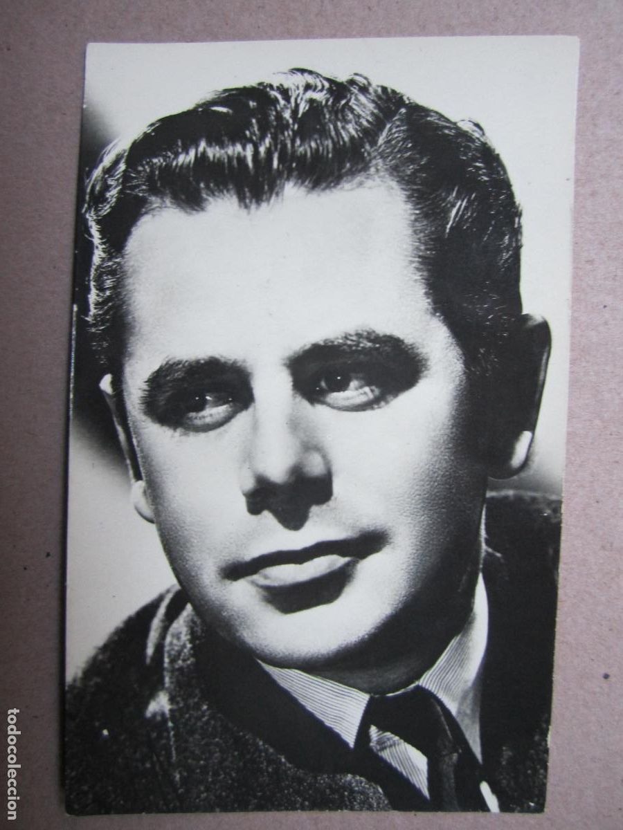 Cine: glenn ford postal original b/n - cinema actor